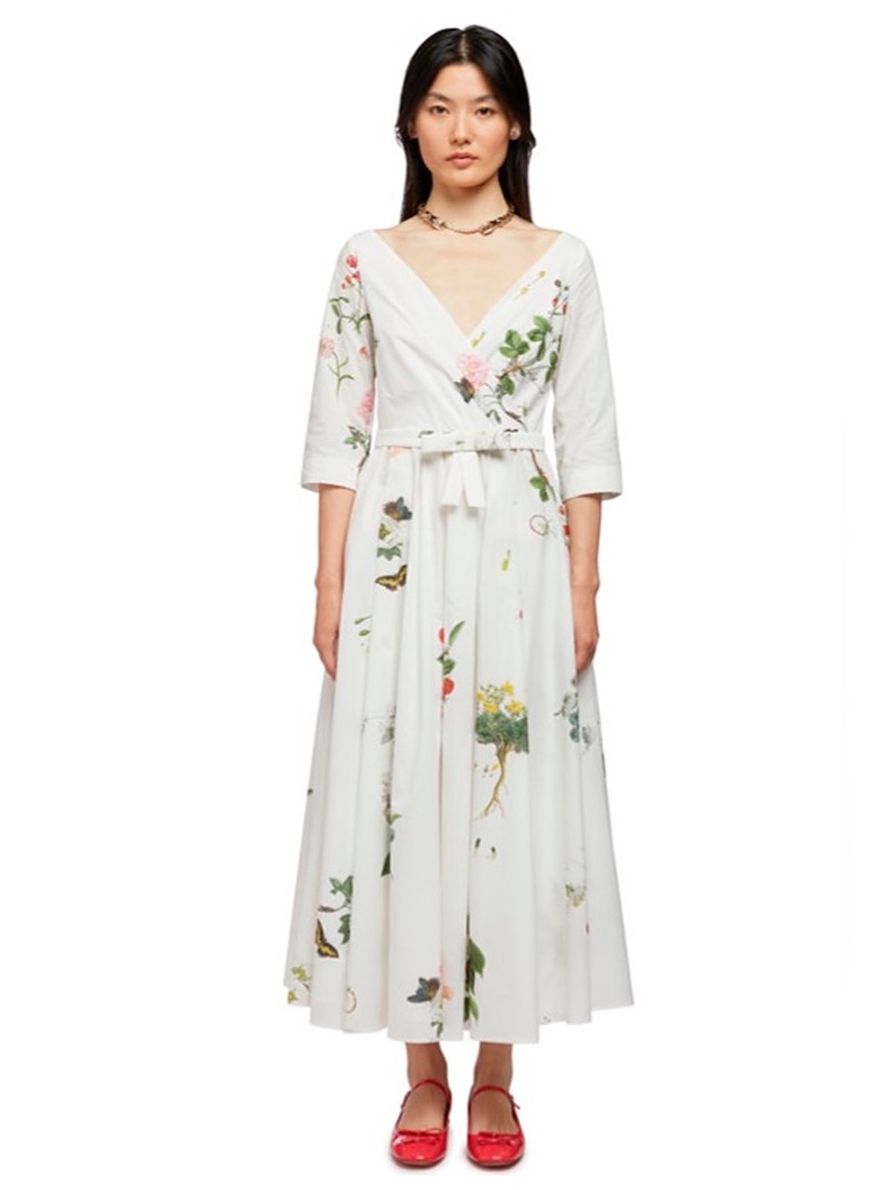 VIVETTA Floral & Butterly Bow Dress US 2
